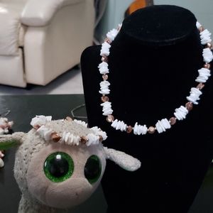 Matching bracelet and necklace